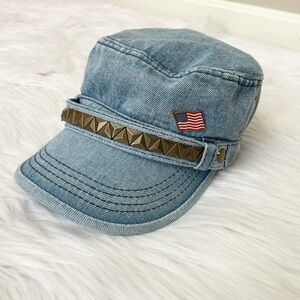 Vintage Y2K newsboy hat 🩵 by Joe Boxer